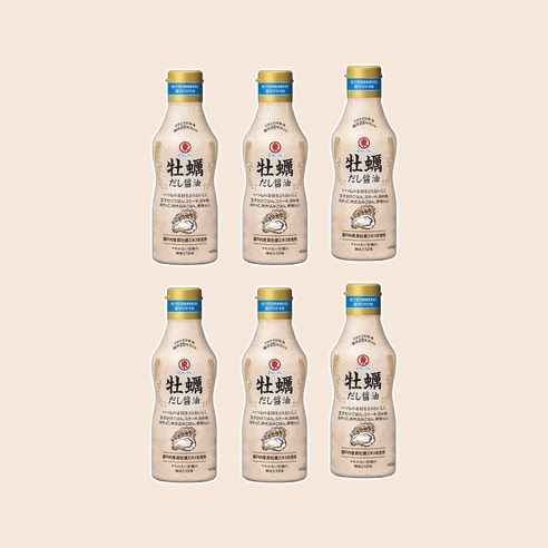 히가시마루 굴맛 다시간장 400ml /히가시마루 굴간장 400ml 6개 들이 1박스