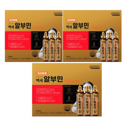NS홈쇼핑 프리미엄 오한진의 백세알부민 2박스(60병)[35163141]