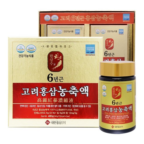 한삼수 고려 6년근 홍삼농축액, 1세트, 240g