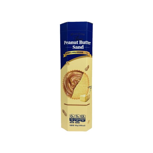 씬 피넛 버터샌드, 6개, 80g
