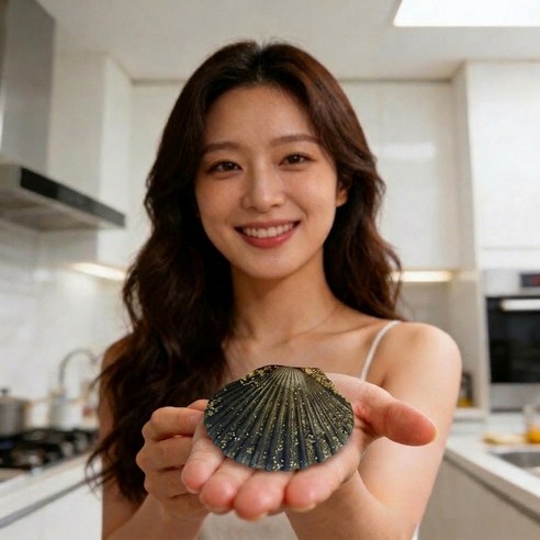 통영 산지직송 세척 흑백 가리비 25미 내외