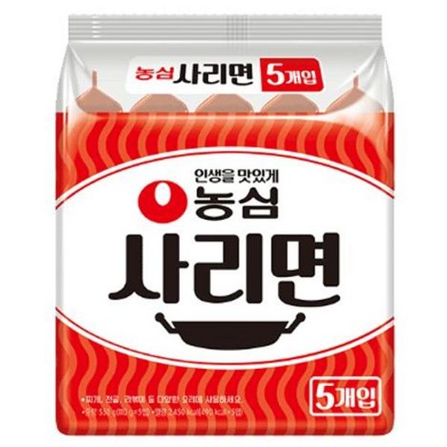 농심 사리면 110g, 25개