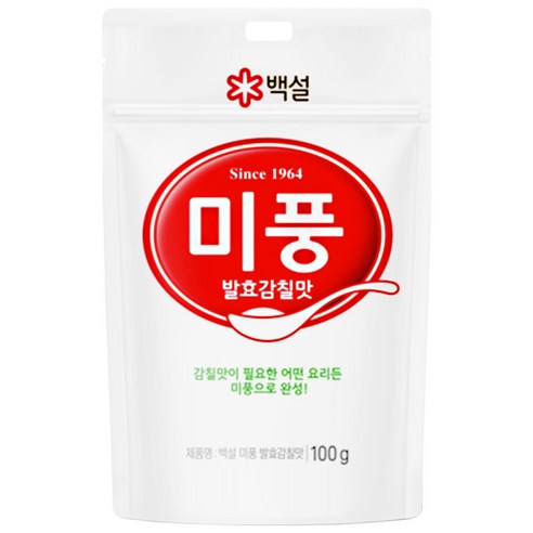 백설 미풍, 100g, 8개