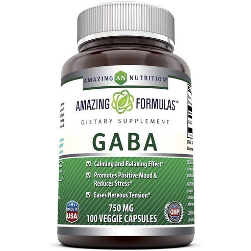 어메이징뉴트리션 포뮬러 가바 750mg 베지 캡슐