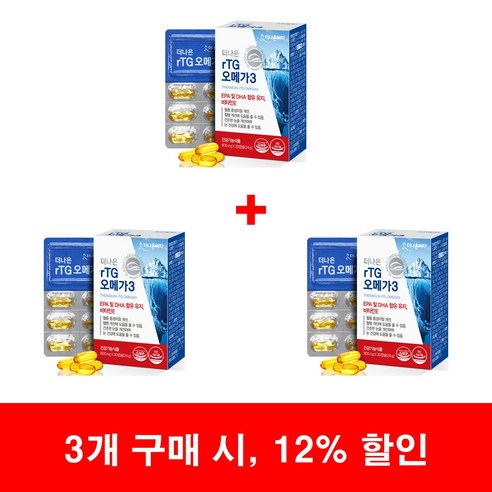더나은 알티지 오메가3 30캡슐, 3개, 1개, 90회분