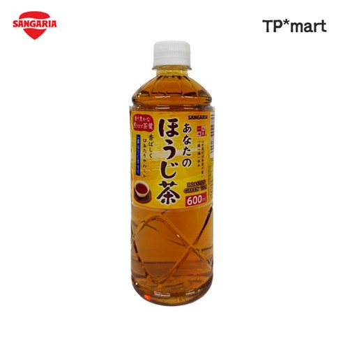 일본 산가리아 당신의 호우지차 패트 음료 600ml, 1개, 600ml