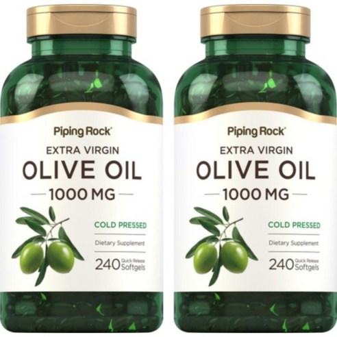파이핑락 Piping Rock 올리브 오일 1000mg 소프트젤 240정 2개