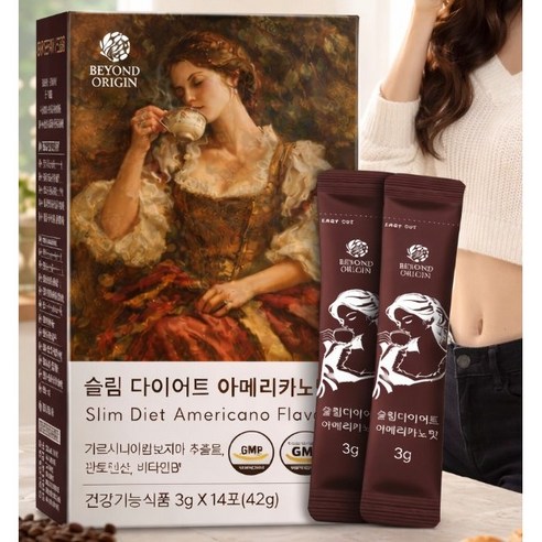[비욘드오리진] 슬림 다이어트 아메리카노맛 3박스, 3박스, 42회분