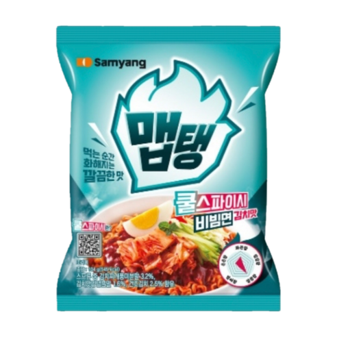 맵탱 삼양 쿨스파이시 비빔면 김치맛 134g