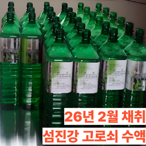 26년 섬진강 고로쇠물 고로쇠수액