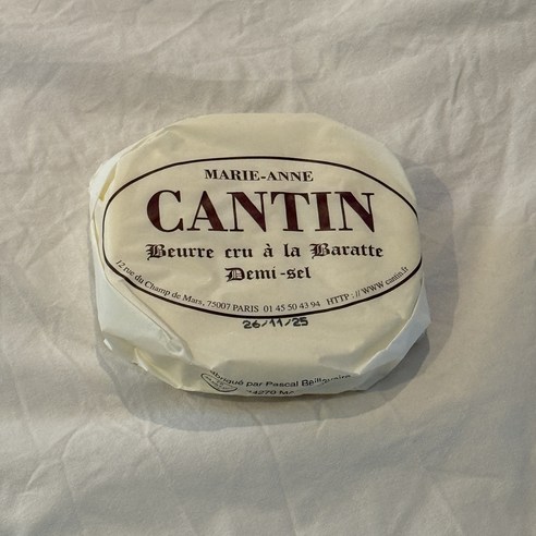 Marie-Anne Cantin 마리안느 캉탕 프랑스 가염버터 125g, 125g, 4개