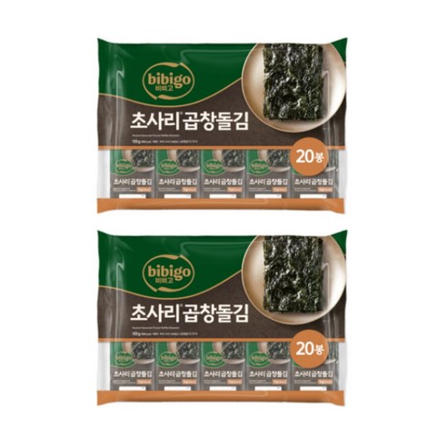 비비고 초사리곱창돌김