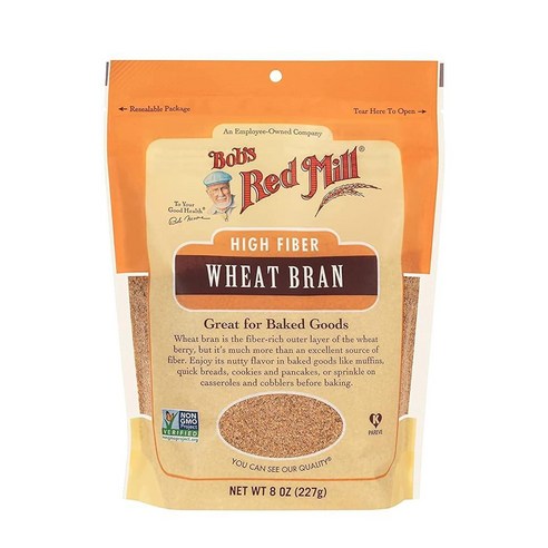 Bob's Red Mill 밀기울 226.8g(8온스)