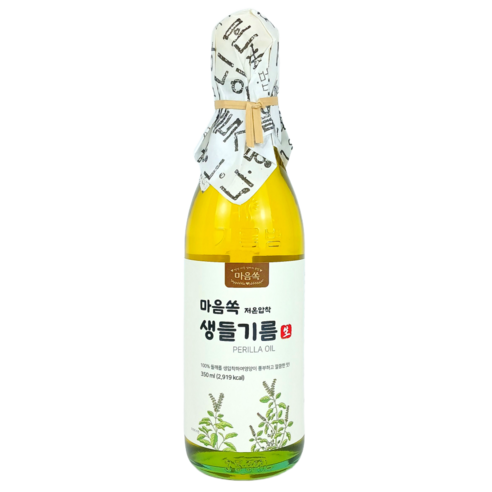 [마음쏙] 가족의 건강 저온압착 생들기름, 1개, 350ml