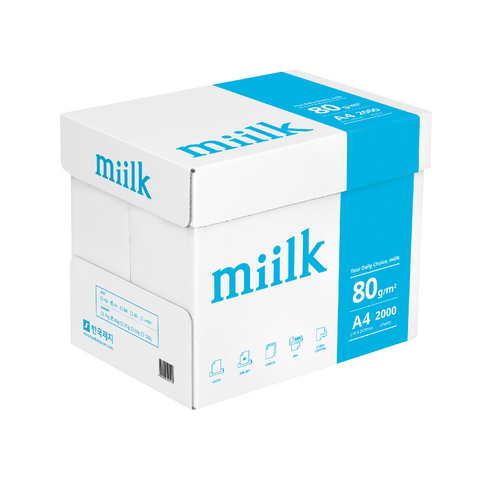 miilk 용지 80g 1박스