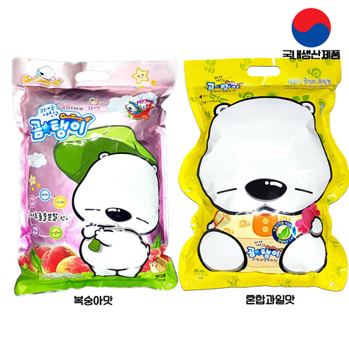 곰탱이 비타민 복숭아맛 + 3가지혼합맛 세트