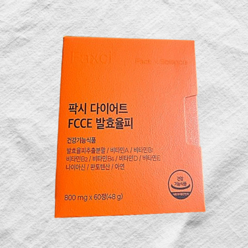 팍시 FCCE 발효율피 다이어트 800mg, 60정, 1박스