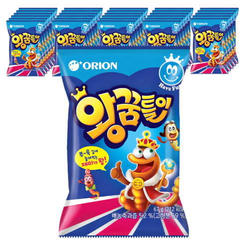 오리온 왕꿈틀이 젤리