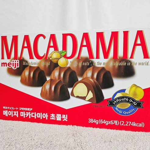 메이지 마카다미아초콜릿378g(63g X 6개입) 코스트코 마카다미아초콜릿, 63g, 6개