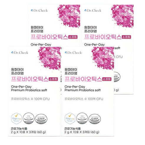 닥터체크 원퍼데이 프리미엄 프로바이오틱스 소프트, 120개, 2g