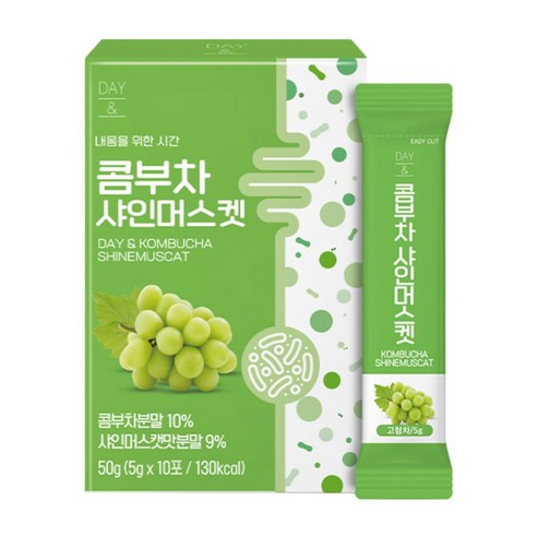 참앤들황토농원 [참앤들황토농원] 데이앤 콤부차 샤인머스켓 30포 4박스