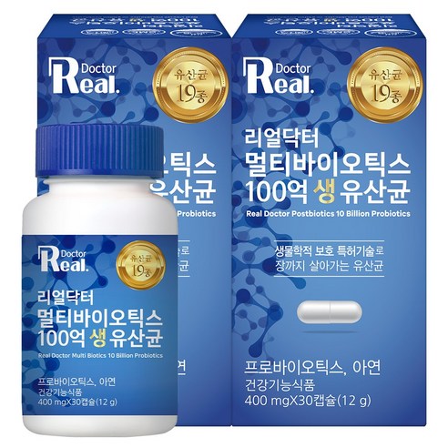 리얼닥터 멀티바이오틱스 100억 생유산균 12g
