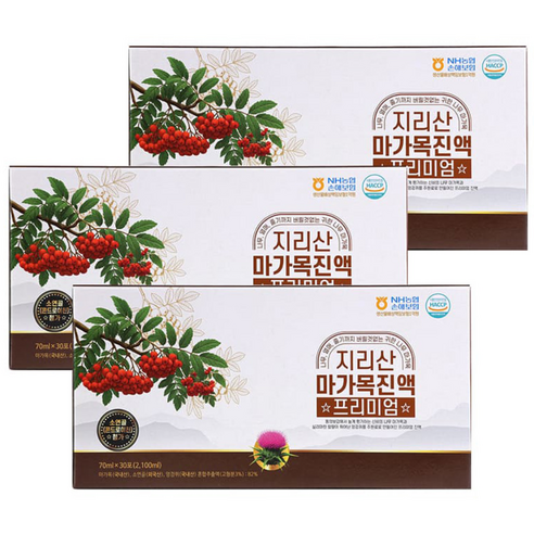 지리산마가목진액, 1박스, 30ml