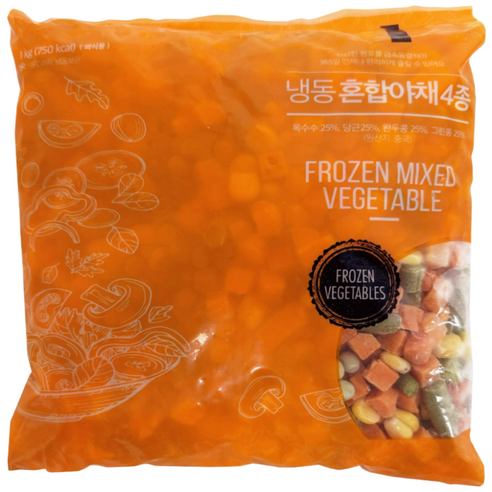 글로벌 혼합야채 1kg, 1kg, 1개