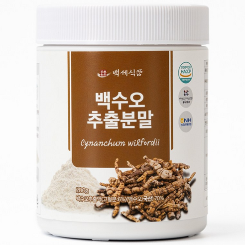 국내산 백수오 추출분말 200g HACCP 인증제품, 200g, 1개