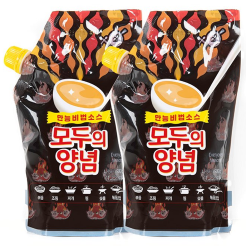 모두의양념 제육볶음양념 만능양념장 집밥소스 500g 5개, 500g, 5개
