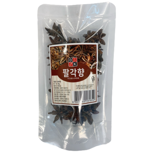 오케이식품 가정용 팔각향 30g 팔각회향 팔각따료, 30g, 2개