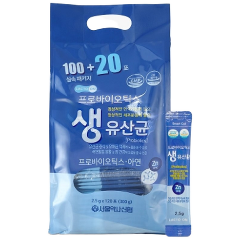 서울약사신협 락토온 프로바이오틱스 생유산균, 2.5g, 120개