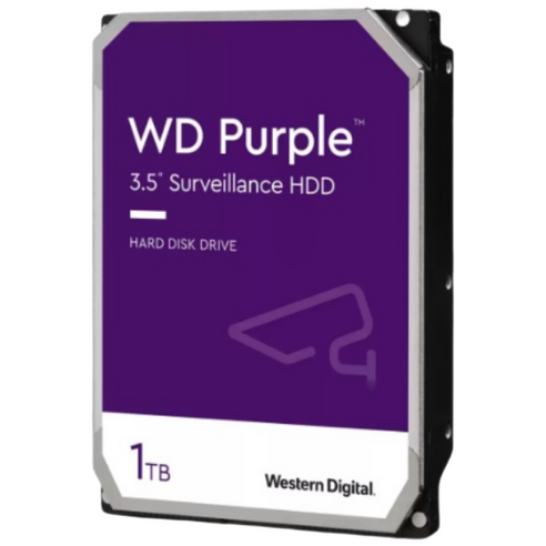 공식판매점 WD 퍼플 CCTV전용 하드디스크, 1TB, WD퍼플 1테라 - WD11PURZ