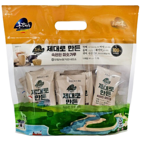 영월농협 동강마루 국산100% 미숫가루스틱, 45개, 45g