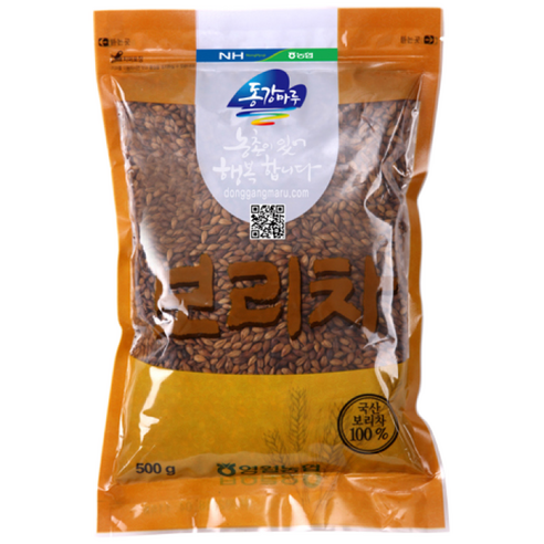 영월농협 동강마루 국산 보리차, 2개, 500g, 1개입