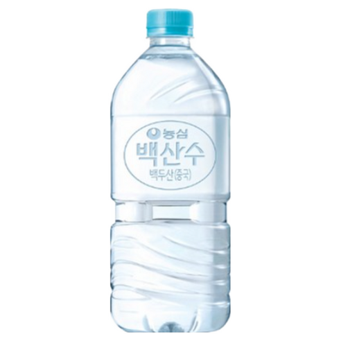 백산수 생수 무라벨