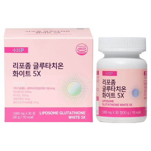 리포좀 글루타치온 화이트5X 하루한알, 1세트, 30정