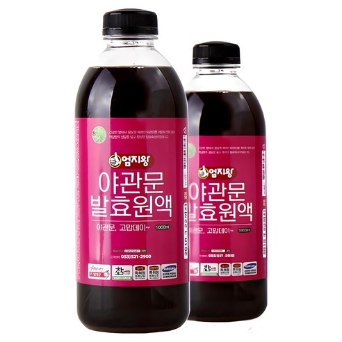 (주)미산약초농장 엄지왕 야관문발효원액 1000ml 1병