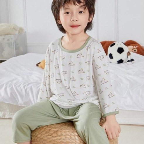 아동용 모달 실내복 텐셜 실내복 7부내의 상하세트