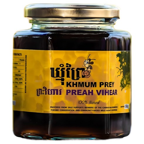 와일드 허니 자연산 목청꿀 캄보디아산 nature wiild (28g,230g,500g,1kg) 크레티에, 500g, 1개