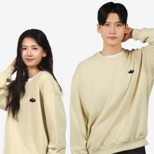 마이폴 유니크 오버핏 맨투맨 빅사이즈 커플