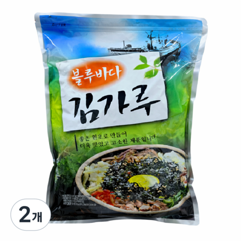 블루바다 국내산 김가루, 1kg, 2개