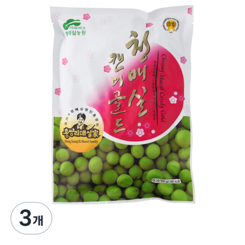 홍쌍리 청매실, 300g, 3개