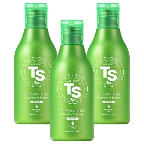 TS 올뉴플러스 샴푸, 100g, 3개