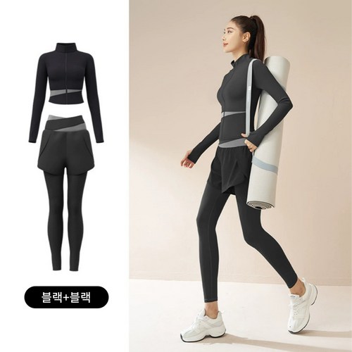 Sorpci 여성 운동복 세트 여자 헬스복 상하세트 트레이닝 러닝 요가복 세트