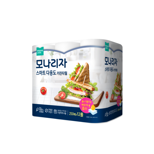 모나리자 스마트 다용도 키친타올 250매 이미지