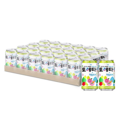 토레타 과채이온음료 340ml x 24캔, 340ml, 1개, 24개