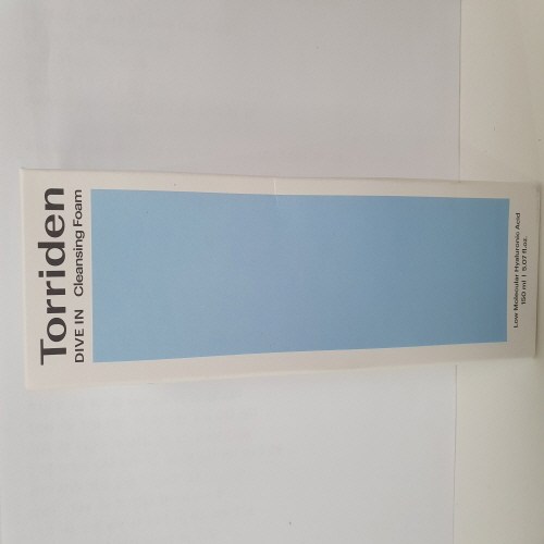 토리든 다이브인 저분자 히알루론산 클렌징 폼, 150ml, 1개