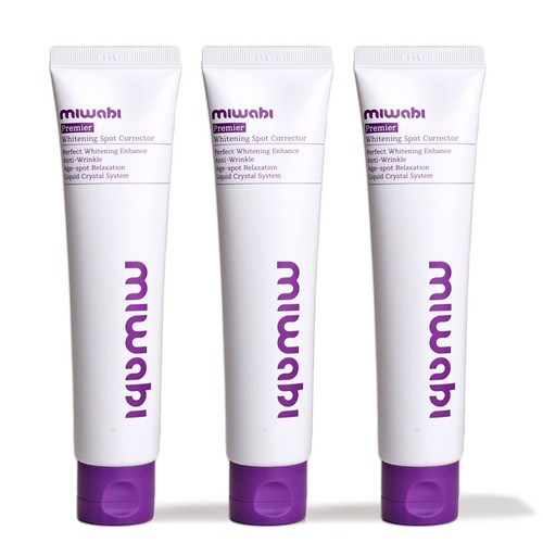 미와비 검버섯 색소침착 기미 미백 크림, 3개, 75ml