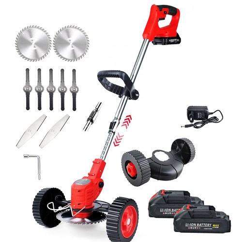 우스틴스 독일 수입 리튬 배터리 전기 잔디 깎는 기계 다기능 소형 가정용 휴대용 리튬 배터리 깎는 기계, 1세트